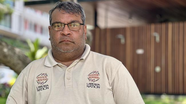 Larrakia elder Richard Fejo has resigned as Chair of the Darwin Waterfront Corporation, in protest of the CLP lowering the age of criminal responsibility. Picture: Fia Walsh.