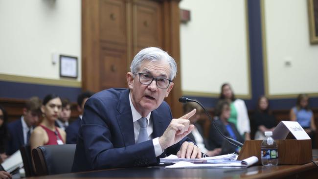 Fed chairman Jerome Powell has said he can’t guarantee the central bank will be able to bring down inflation without a recession. Picture: AFP