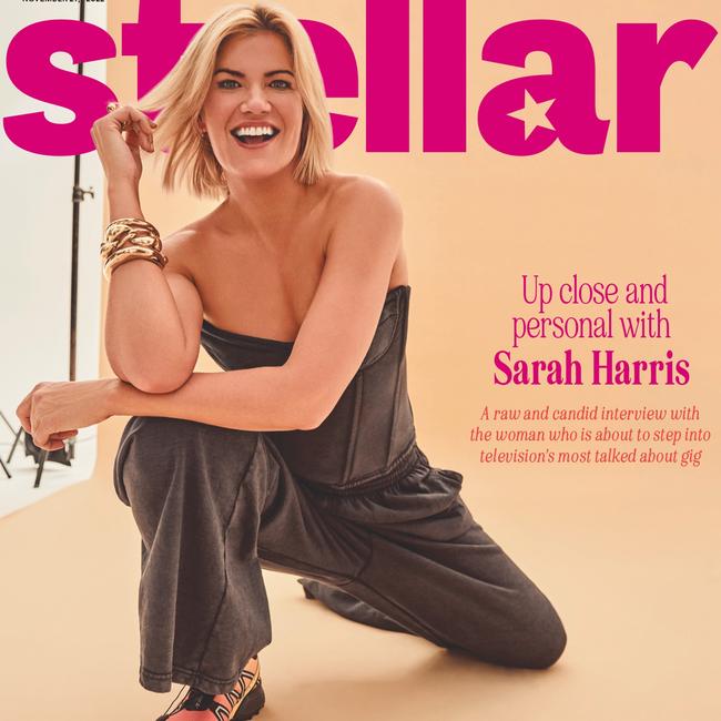 Sarah Harris stars on the cover of this Sunday’s Stellar. Picture: Steven Chee for <i>Stellar</i>