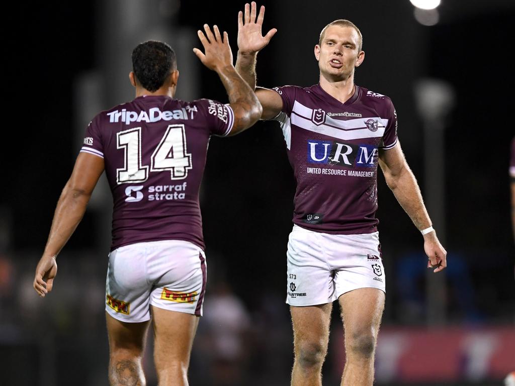 NRL 2021 SF Manly-Warringah Sea Eagles v Sydney Roosters - Tom Trbojevic Must Credit NRL Photos.