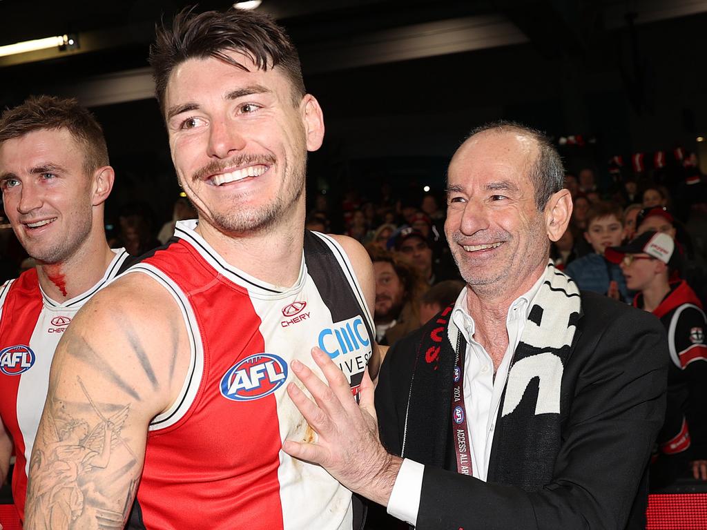 Battle says leaving St Kilda is one of the hardest things he has ever done. Picture: Kelly Defina/Getty Images