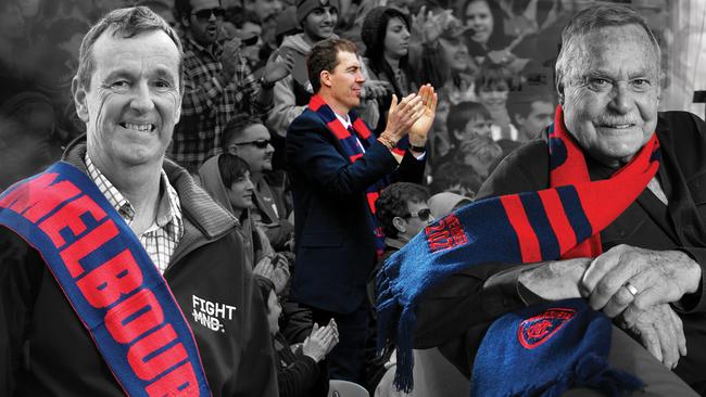 Neale Daniher, Jim Stynes and Ron Barassi.