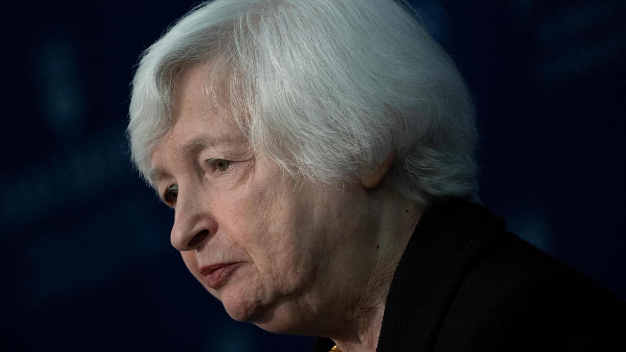 US Treasury Secretary Janet Yellen reiterated that the stalemate could end in ‘serious harm’ to the economy. Picture: Brendan Smialowski/AFP