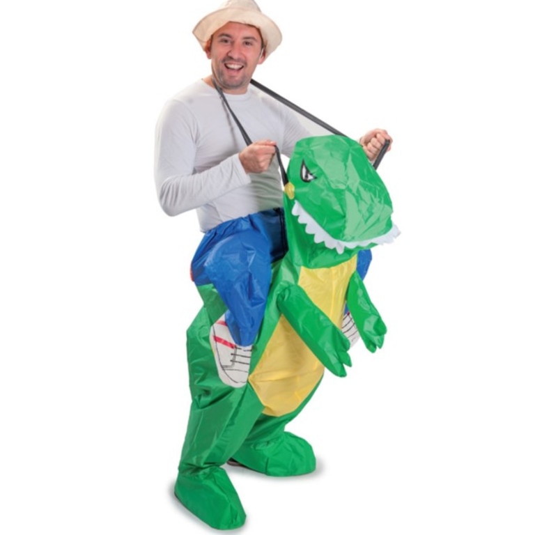 Funtime Gifts Adult T Rex Dinosaur Inflatable Costume.
