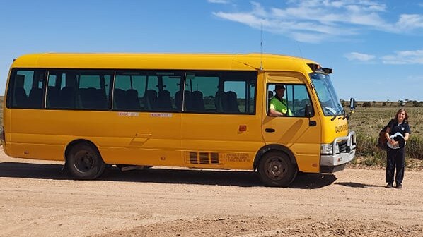 Saphire, 10 relies on the Chinta bus service to get to school each day. Picture: Supplied