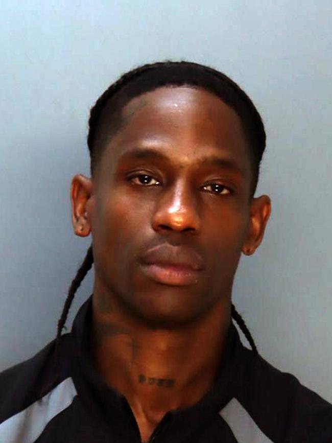 Travis Scott’s mugshot … Picture: Miami-Dade County Corrections and Rehabilitation via Getty