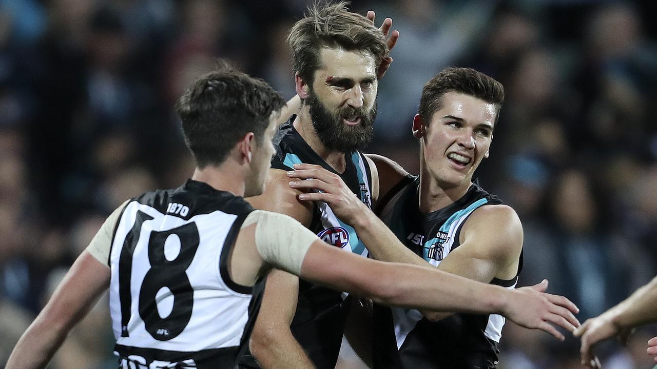 AFL Match Report: Port Adelaide Defeats North Melbourne, Travis Boak ...