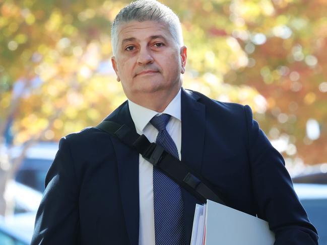 Victoria’s chief toxicologist Dimitri Gerostamoulos, arrives at court. Picture: NewsWire/ David Crosling