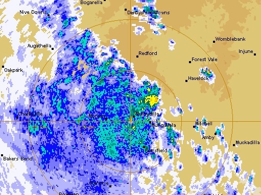 Warrego radar as at 4/4/24