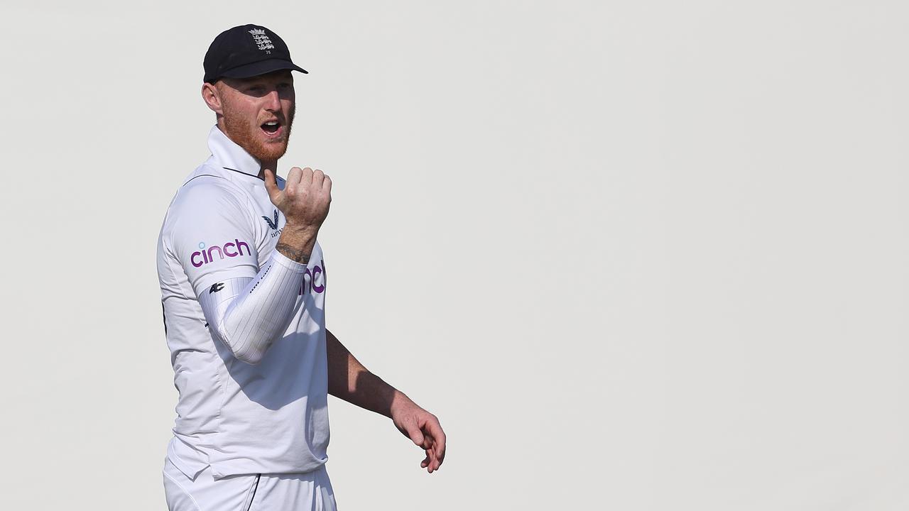 Ben Stokes of England gives out instructions. Picture: Matthew Lewis