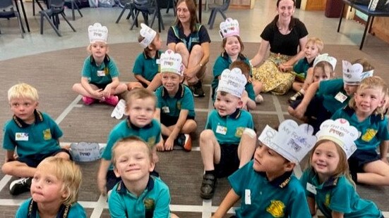 Prep T class at Kingaroy State School.