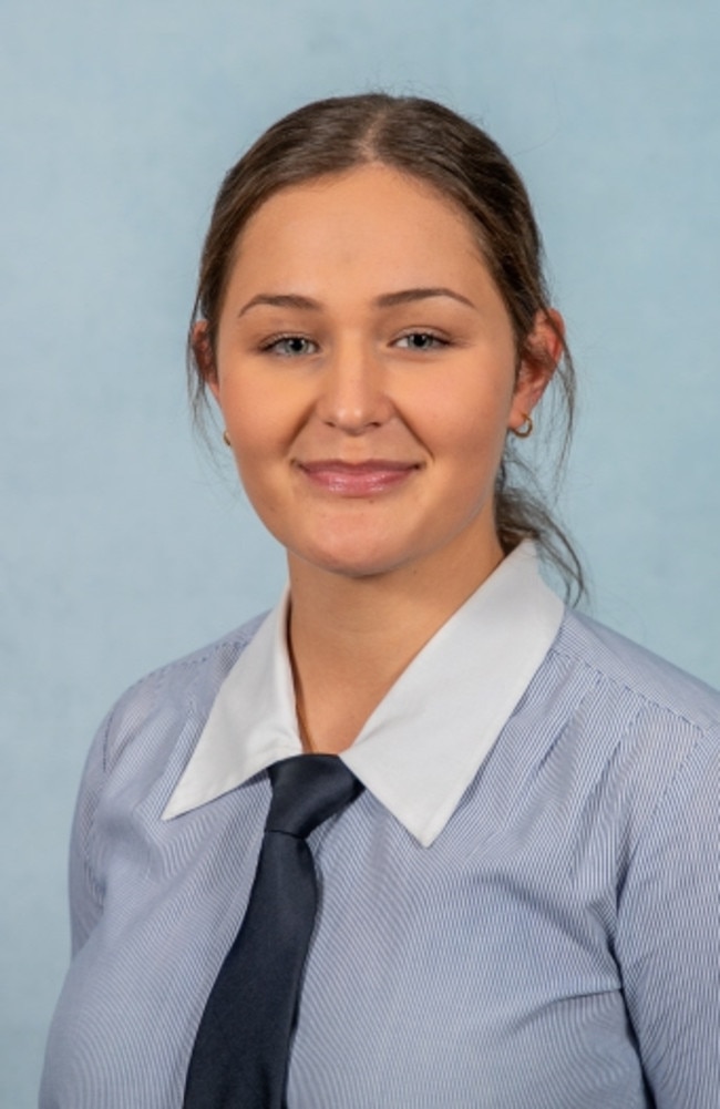 Jasmin White has been named the 2024 College Captain of St Patrick's College Gympie. December 2023.