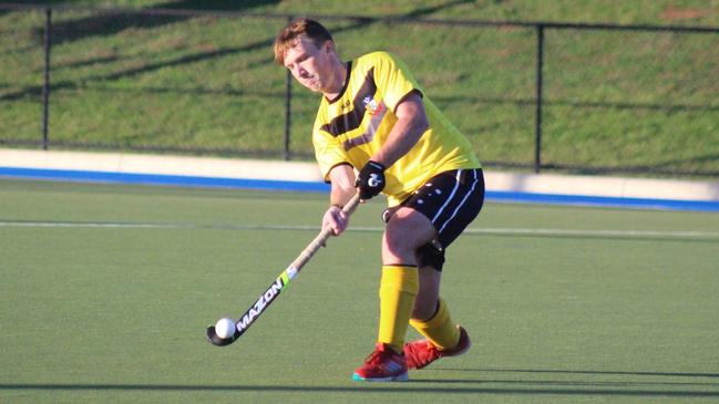 Adelaide Uni's Max Bail has been a positive in attack for his club despite a 12-game losing streak in the men's competition. Picture: Adelaide University Hockey Club