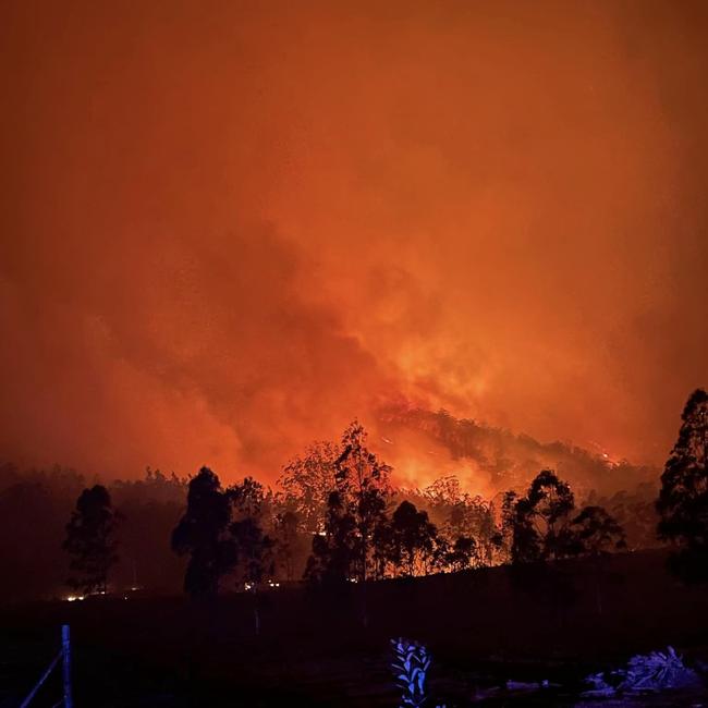 Nymboida bushfire. Picture: Pauline Quester