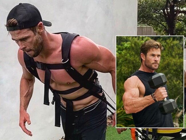 Chris Hemsworth's weirdest move for muscles