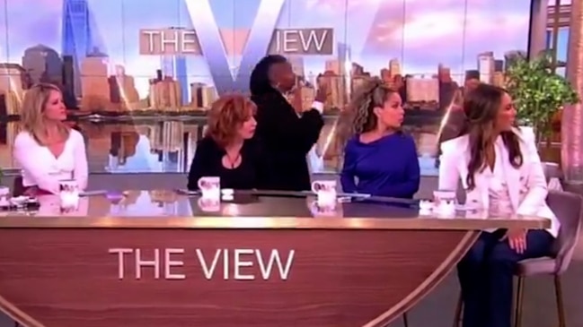 Whoopi Goldberg storms off set to scold audience member