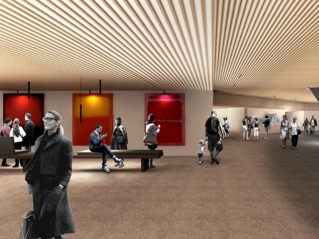 May 2016 - An artist’s impression of the interior view of the Adelaide Festival Centre redevelopment.