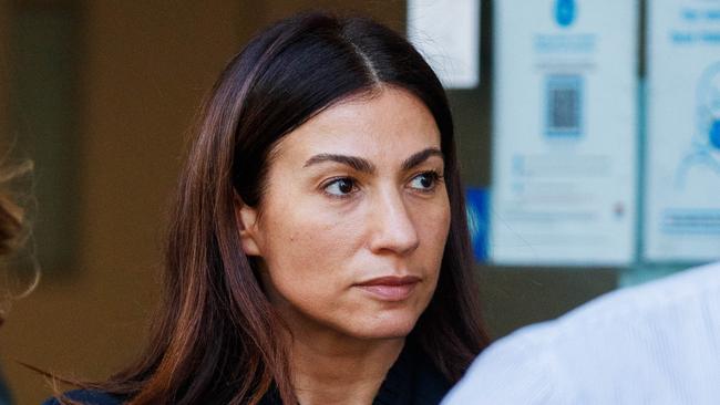 Eastern Suburbs socialite Adriana Benhamou Weiss pictured leaving Downing Centre District Court on November 17. Picture: David Swift