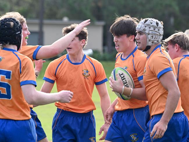 AIC First XV rugby union between Villanova College and Ashgrove.Saturday June 7, 2025. Picture, John Gass