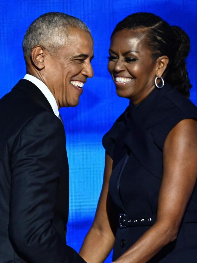 Michelle Obama blatantly snubbed Mr Trump’s inauguration. Picture: Mandel Ngan/AFP