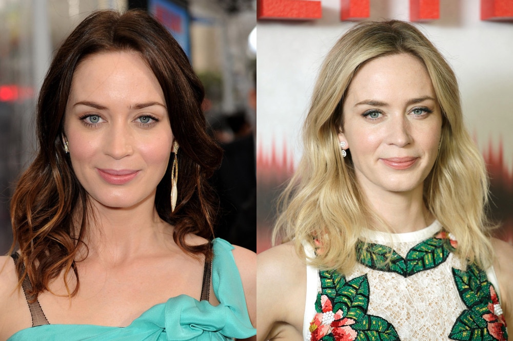 <h2><strong>Emily Blunt</strong></h2><p>Quite the hair chameleon, Blunt makes blonde, brunette and red work with ease. We suppose it helps that she's just plain gorgeous.</p>