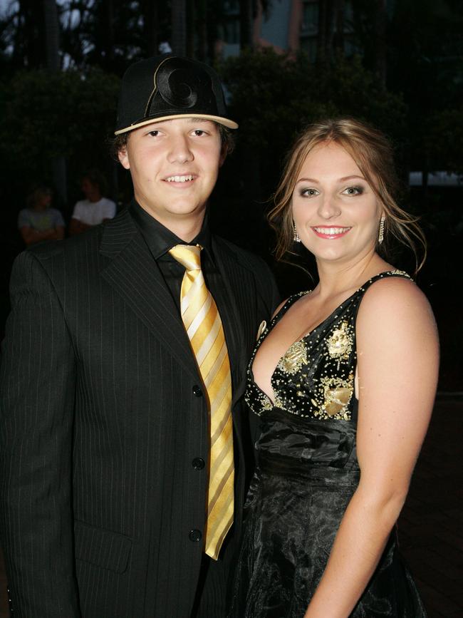 Emmanuel College formal at the Gold Coast International hotel. Tom Ward and Solitaire Irwin (l to r).