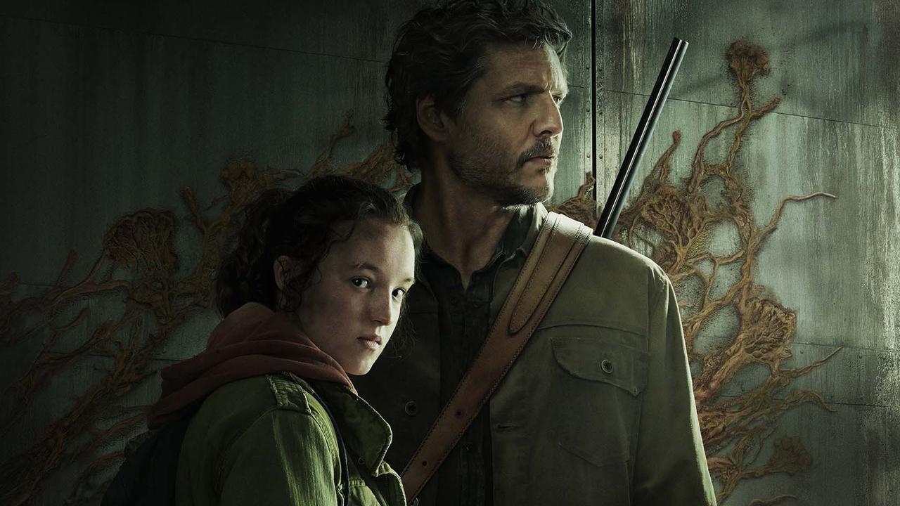 Bella Ramsey as Ellie and Pedro Pascal as Joel. Picture: HBO/Foxtel/Binge