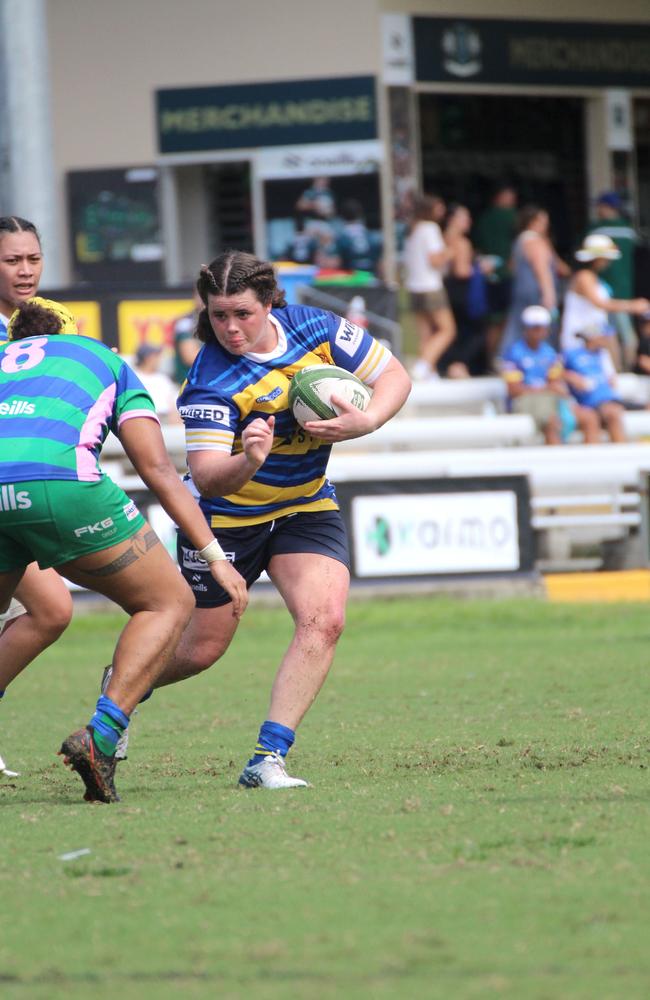 Easts v GPS in StoreLocal Premier Women action. Saturday April 6, 2024.