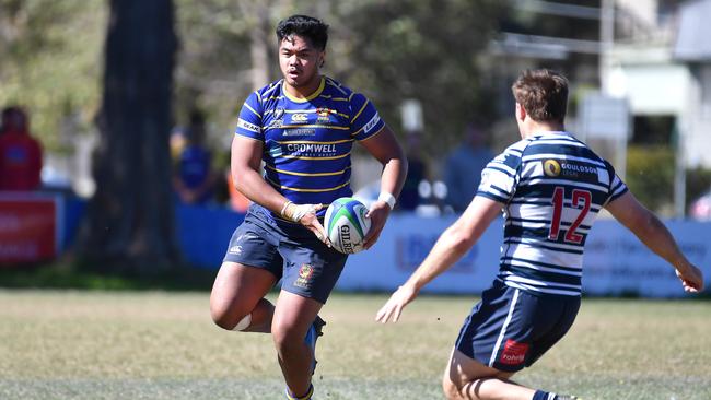 East no 12 Francis Pona Colts 1 rugby union match between Easts and Brothers. Saturday July 17, 2021. Picture, John Gass