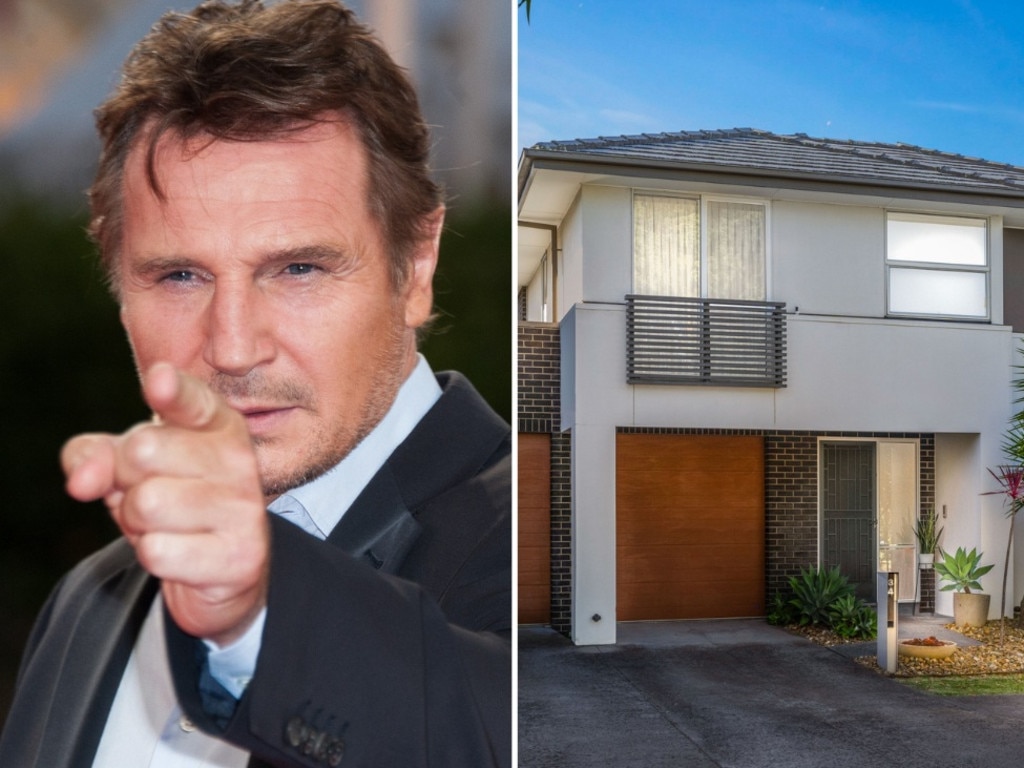 Liam Neeson has appeared in a new video about a home for sale in Melbourne’s south east.