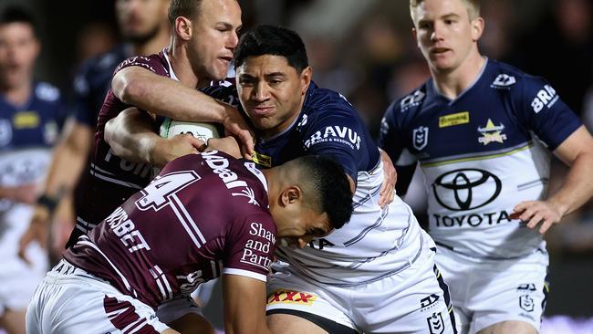 Jason Taumalolo is leading the charge on the field for the Cowboys. Picture: Cameron Spencer/Getty Images