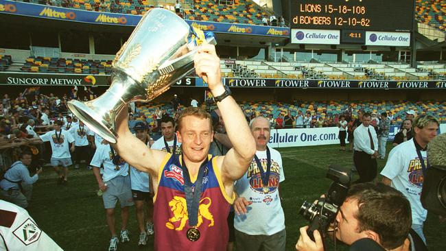 Michael Voss led the Lions to a trio of premierships.