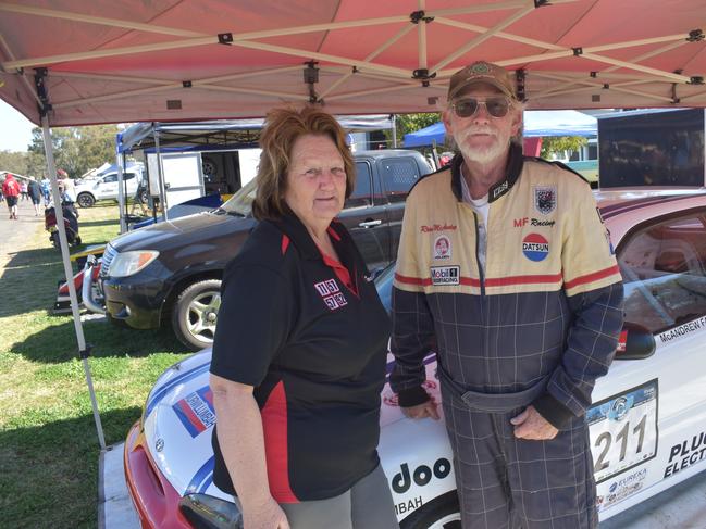 Gloria and Ross McAndrew from the Northern Rivers at the Leyburn Sprints, August 17, 2024. (Photo: NRM)