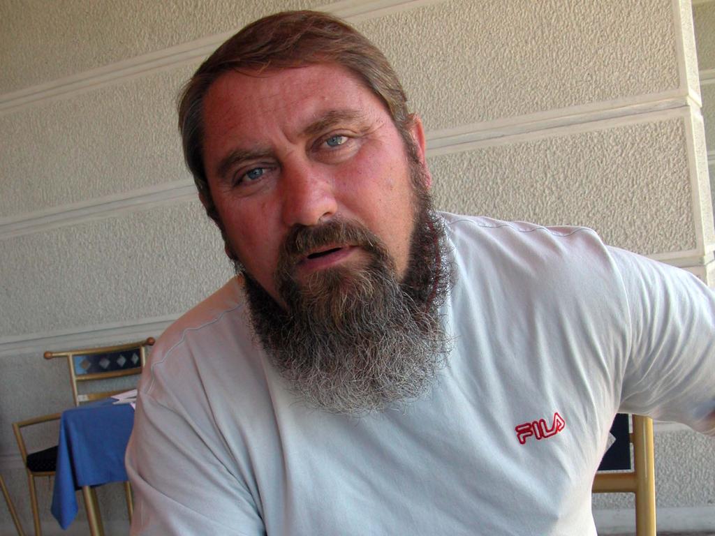 Damir Dokic, father of tennis player Jelena Dokic, in Serbia.