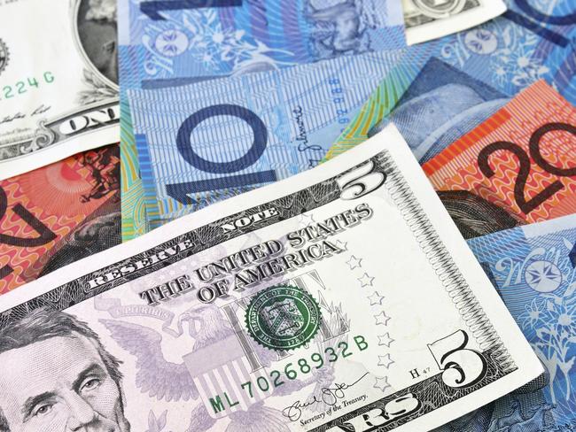 The Aussie dollar crumbled to an almost two-week low this afternoon.