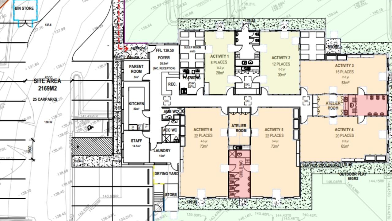 A new Edge Early Learning child care centre has been proposed for Happy Valley. Picture: Future Urban