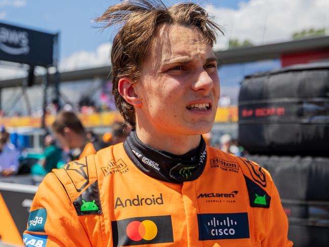 Oscar Piastri after it all went wrong at the Formula One Emilia Romagna Grand Prix. Picture: Jay Hirano/SOPA Images/LightRocket via Getty Images