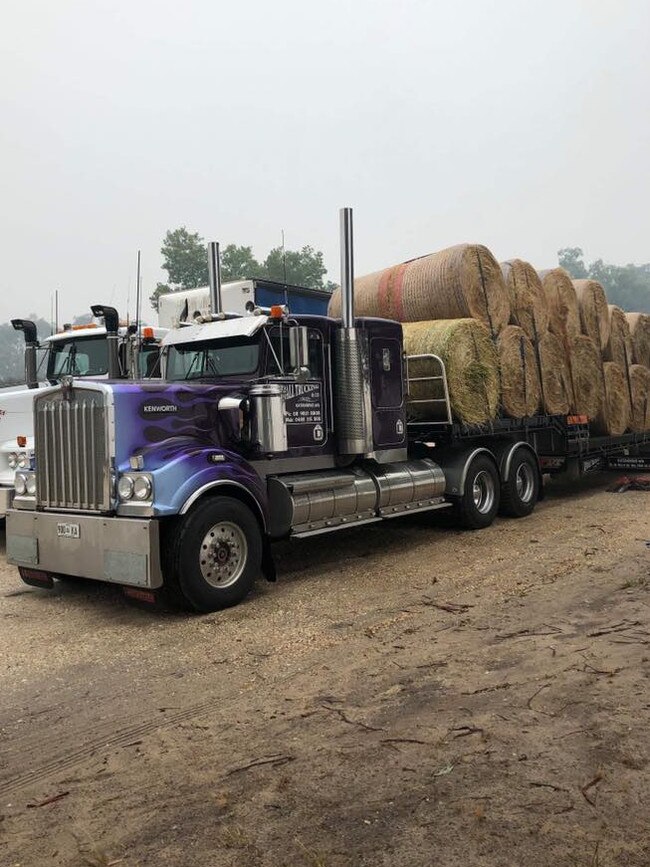 Donations for cattle were also part of the response.