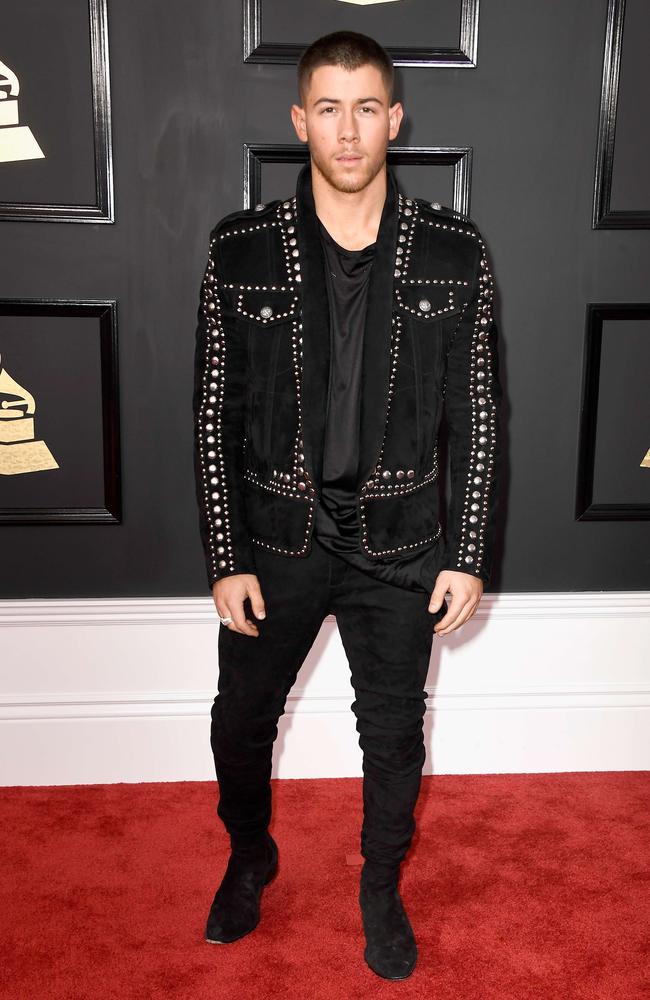 Nick Jonas attends The 59th GRAMMY Awards at STAPLES Center on February 12, 2017 in Los Angeles, California. Picture: AFP