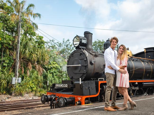 The Mary Valley Rattler is offering romantics a ticket to ride on the Valentine's Love Train Photo: Supplied, Leeroy Todd