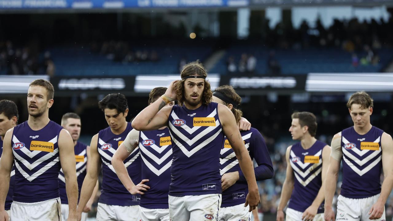 It’s been a very disappointing season for Fremantle. Picture: Getty Images