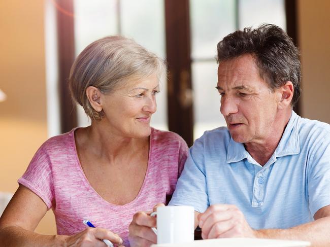 Generic photo of a retired senior couple. Picture: iStockpension / pensioner / superannuation