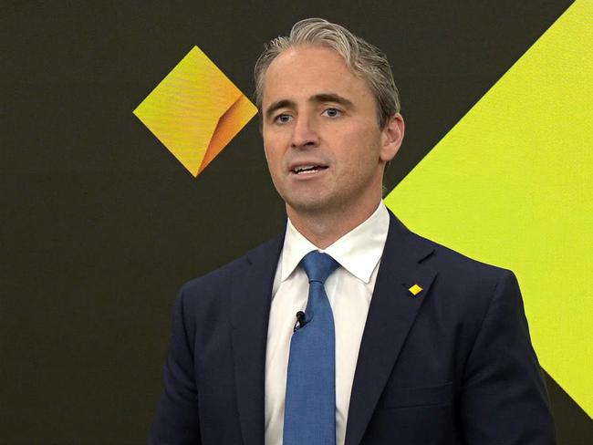 09/08/2023: CBA's CEO Matt Comyn delivers the banks full year 2023 financial results. Source: Commonwealth Bank