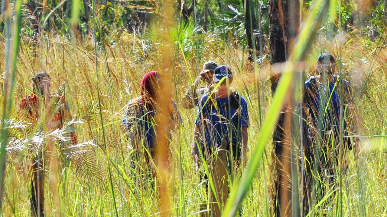 An anonymous tip-off to police led to an initial search of more than 2.5 sqkm of thick bushland in December.