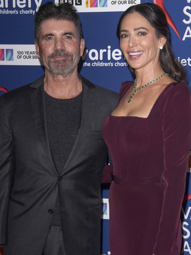 The TV judge with his fiancee, Lauren Silverman. Picture: Stuart C. Wilson/Getty Images