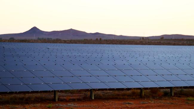 Just 165 megawatts of large-scale renewable capacity was installed in the first quarter of 2021, a drop of 76 per cent on the same three-month period a year ago. Picture: Hollie Adams