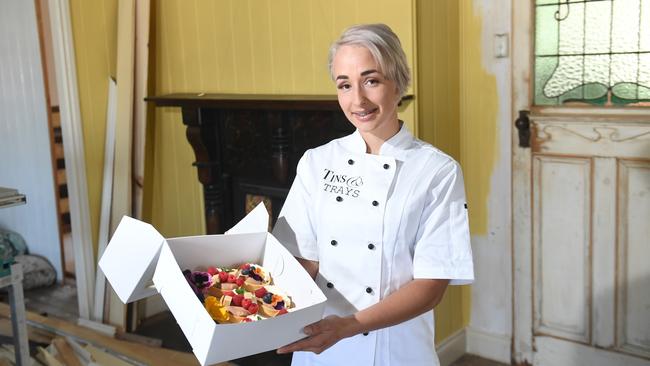 Sophie Litzow’s new patisserie in Gatton called Tins &amp; Trays. PHOTO: ALI KUCHEL