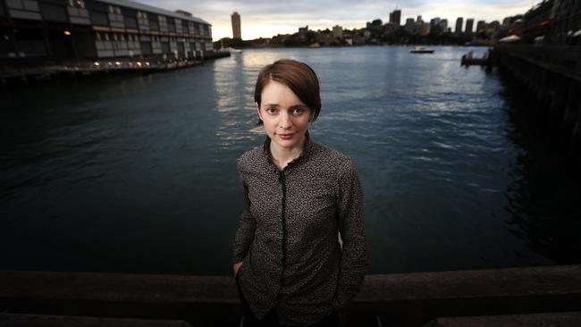 Canadian novelist Emily St John Mandel in Sydney in 2015 for the Sydney Writers Festival.