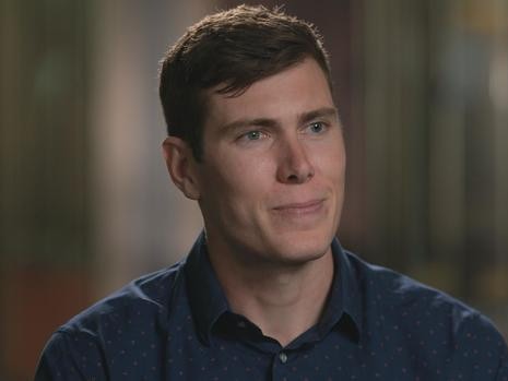 Mason Cox in his interview with Jon Wertheim for CBS' 60 Minutes.