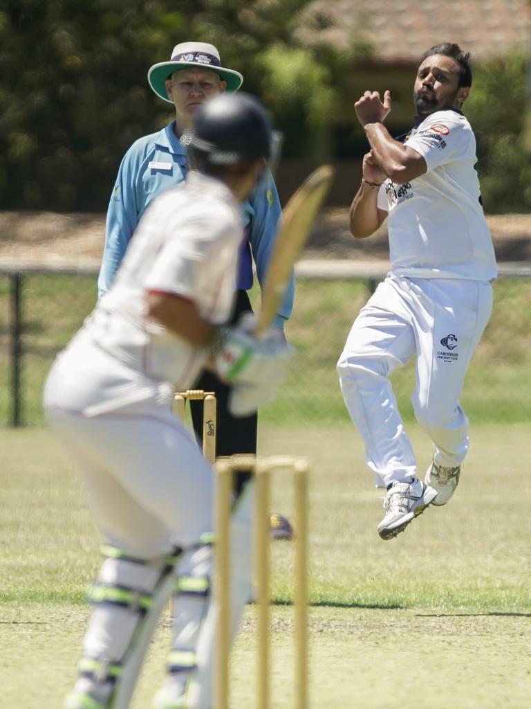 CSB - Tatsat Brahmbhatt in action for Carnegie. Picture: Valeriu Campan